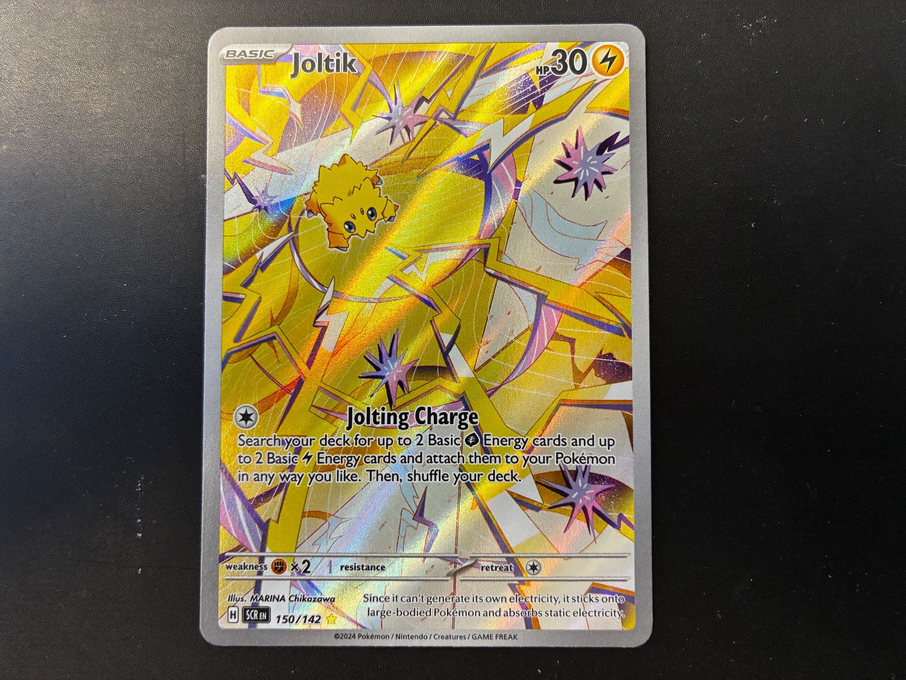 Pokémon Sammelbilder & Trading cards: Joltik 150/142 - Stellar Crown - en – Neu (gemäss Beschreibung) aus Hütten von yve_tf69