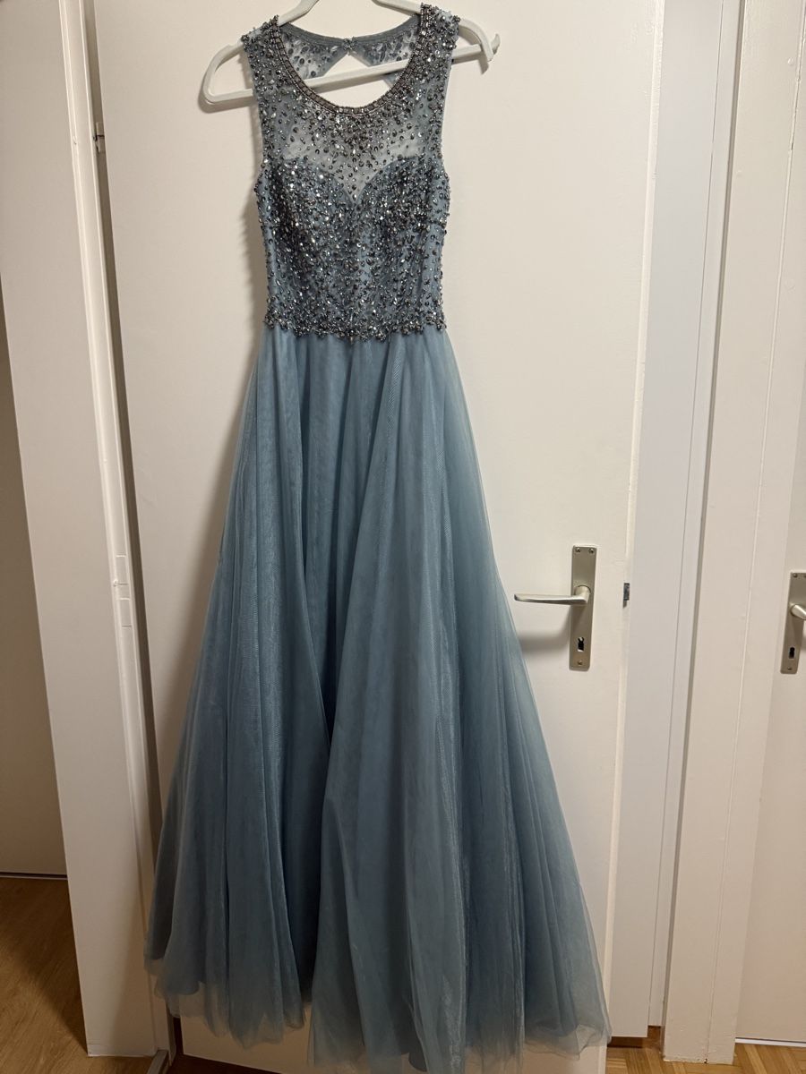 Kleider: UNIQUE ABENDKLEID MIT GLITZERSTEINEN, GR. 36 – Neu (gemäss Beschreibung) aus Winterthur von fij_f65r 5
