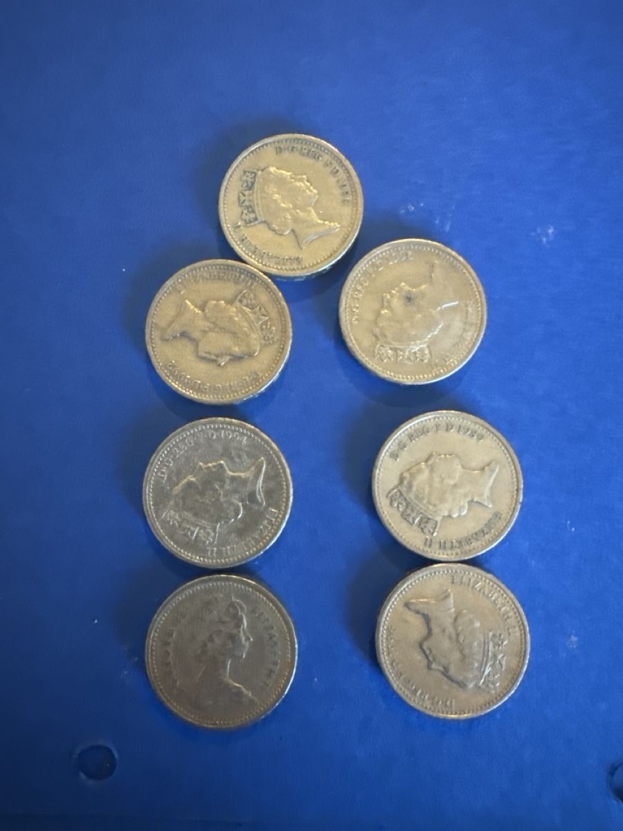 Alle Münzen: Lot de 7 pieces anglaises  – Gebraucht aus Lausanne von theodorbagwell 1