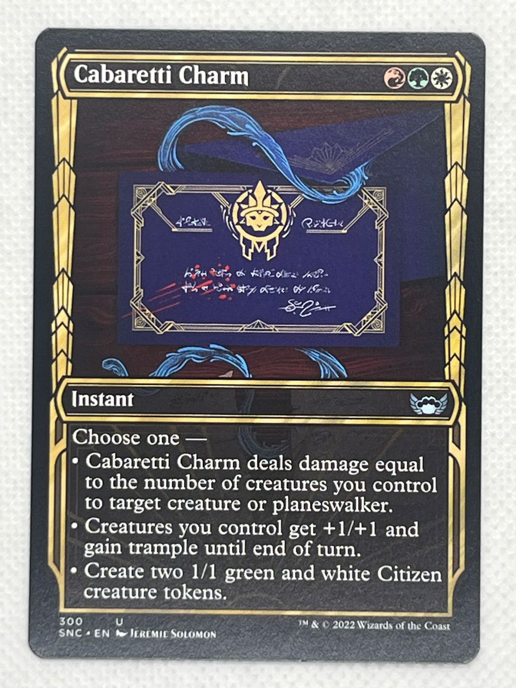 Magic The Gathering Carte collezionabili: MTG Cabaretti Charm SNC 300 Showcase Englisch Uncommon – Usato da Hinterkappelen venduto da Kim1992