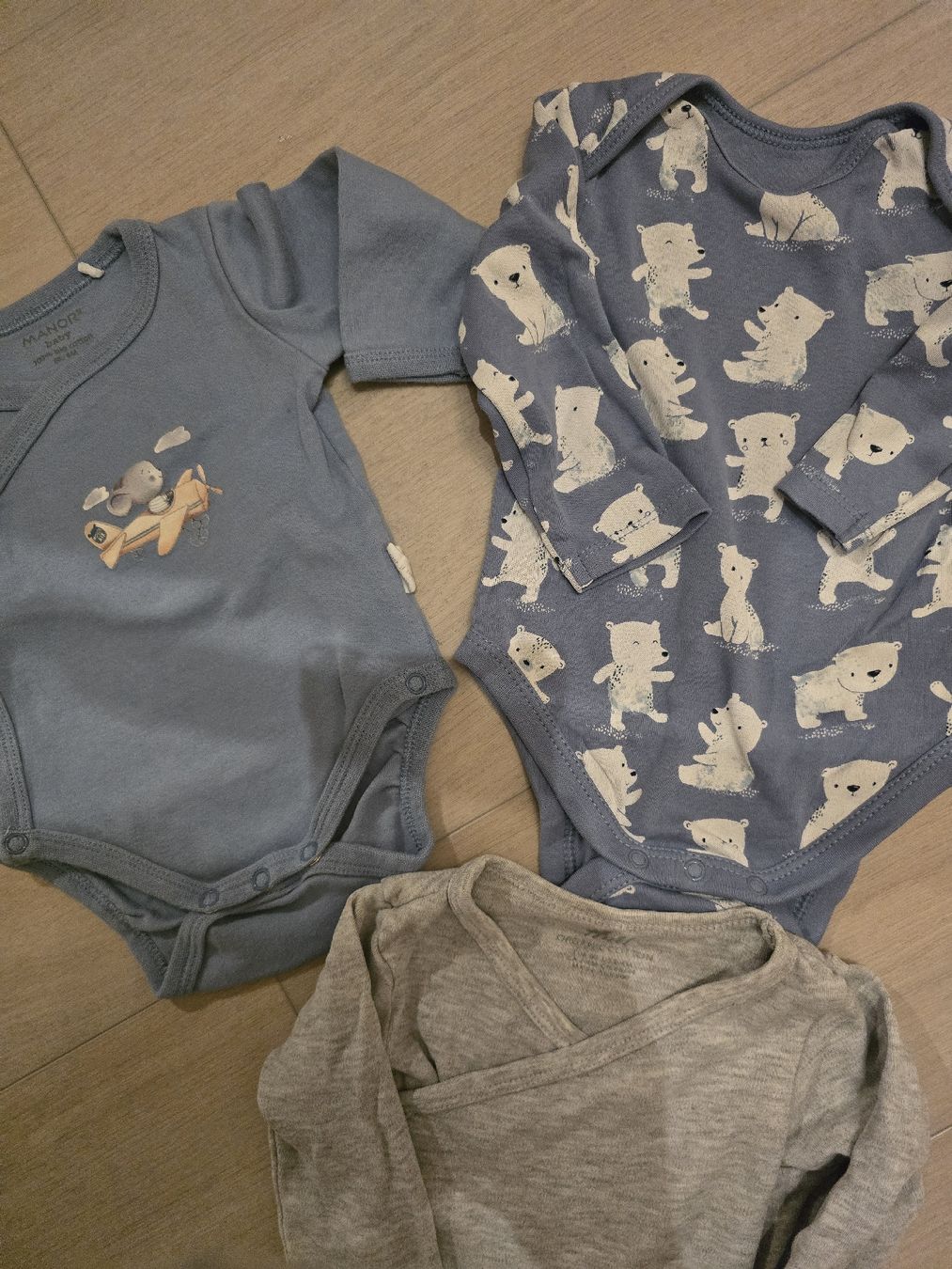 Lotti & Set di vestiti: 3 Bodys 62 (Nr 56) – Usato da schlattingen venduto da Sprongebob 1