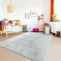 ‼️ Teppich Silbergrau Soft Wohnzimmer Kinderzimmer MAX 2x2.8