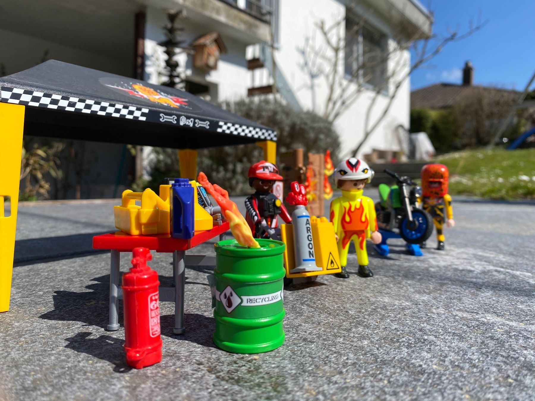 Giocattoli: Playmobil Motocross-Garage – Usato da Subingen venduto da nathi72 1