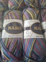 Wolle Nako Export mehrfarbig neu 10x 50g