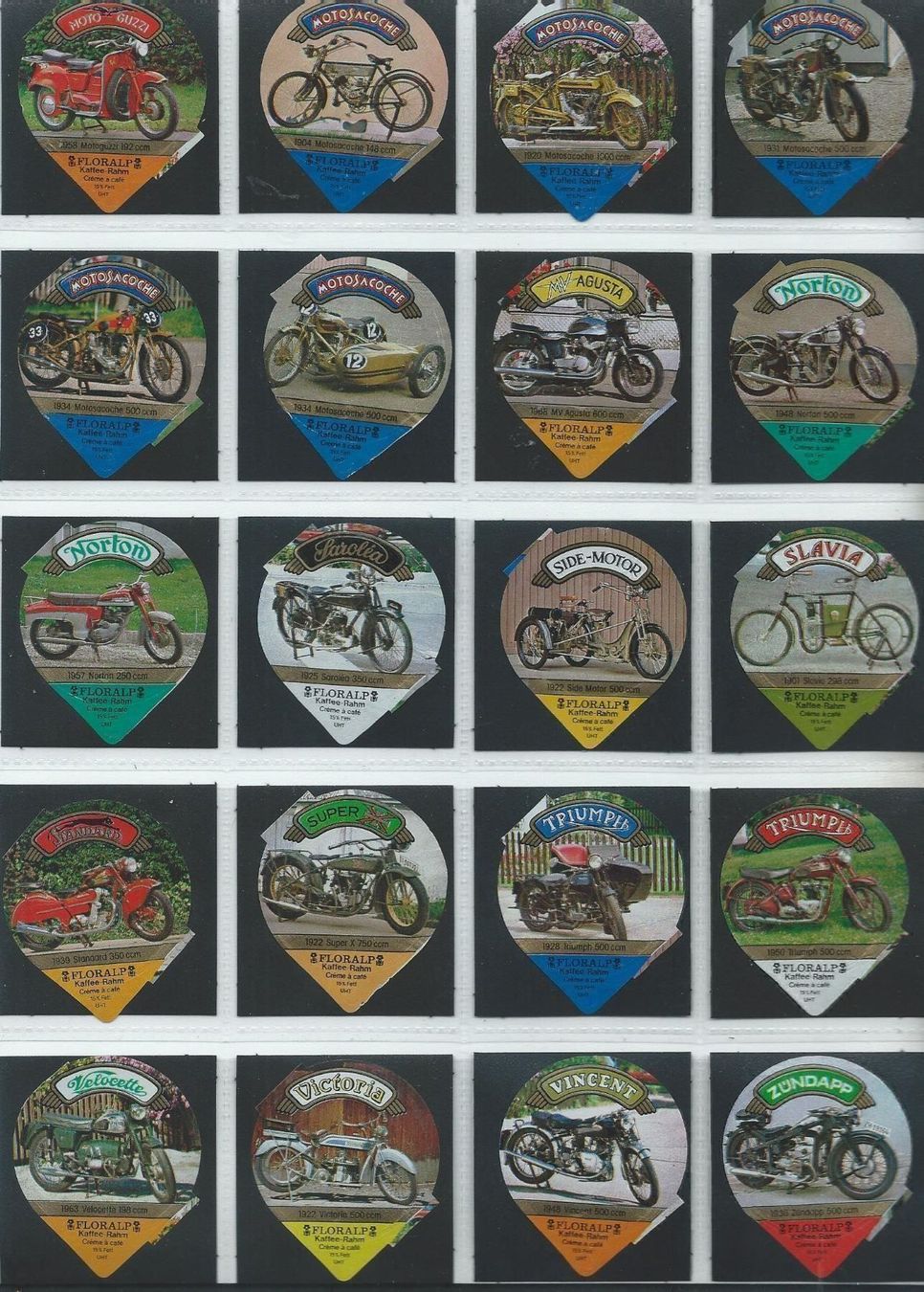 Coperchi dei cremini per caffè: KRD Motorräder 1991  51 – Usato da Hochdorf venduto da Teger02 1