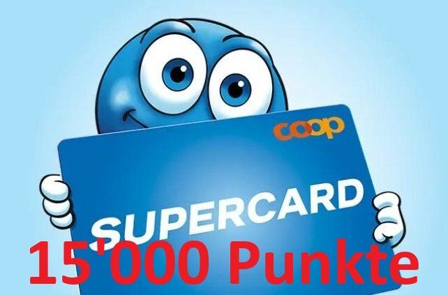 Coop Raccolte di bollini & punti: 15'000 Coop Superpunkte – Nuovo (secondo la descrizione) da Brütten venduto da Hst1