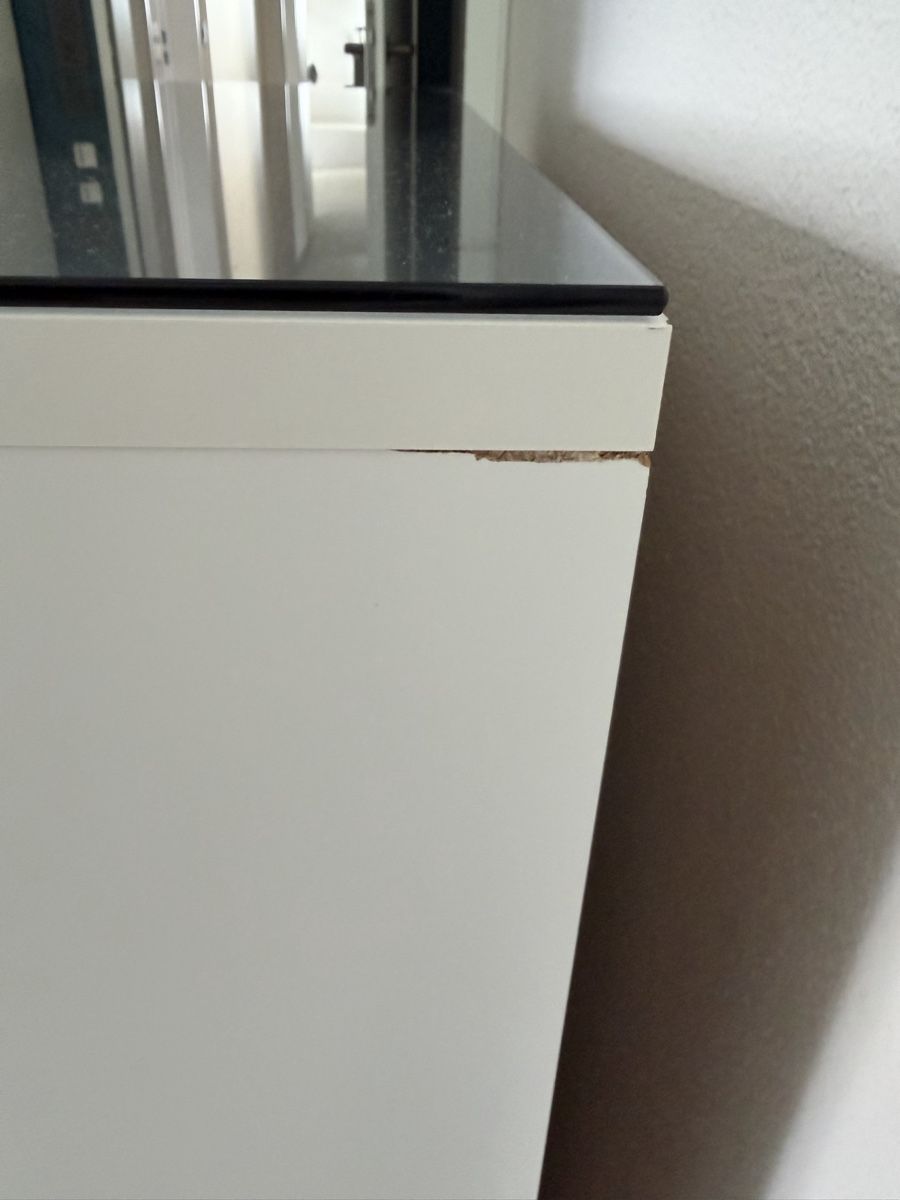 Ikea Cassettiere: Ikea Kommode Malm weiss mit Glasplatte 4 Schubladen – Usato da Zumikon venduto da ems_6kdb 2