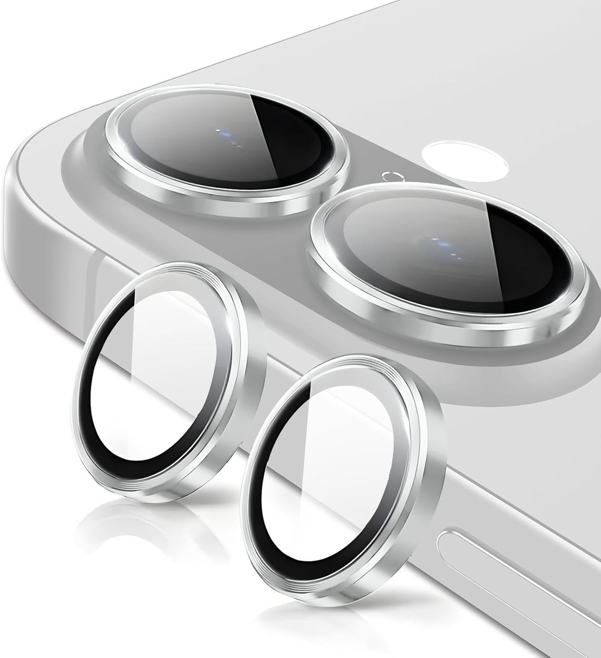 Apple Telefoni cellulari / Smartphones: iPhone 17  - 2 Verres protection Caméra Argenté – Nuovo e nell'imballaggio originale da Morges venduto da DigiAC