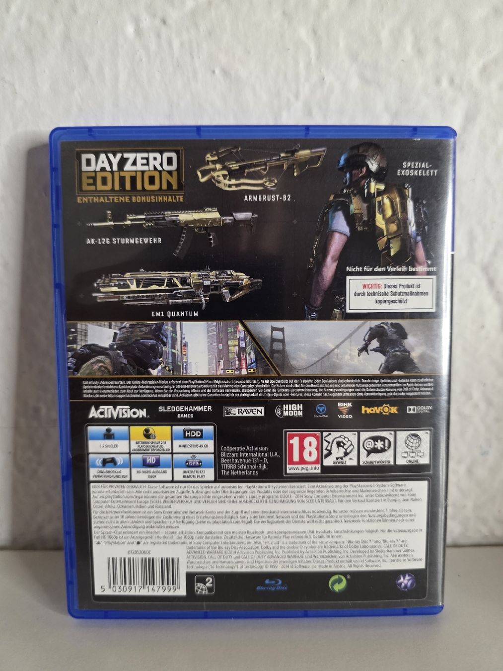 Jeux: Call of Duty Advanced Warfare Day Zero PS4 – D'occasion à Ehrendingen par lax21 1