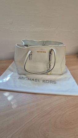 Michael Kors Tasche weiss Leder guter Zustand
