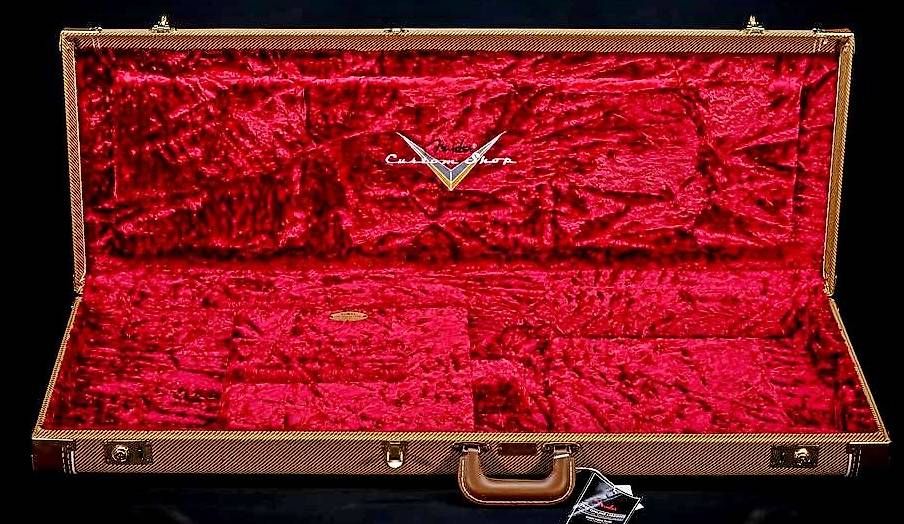 Fender Strumenti musicali: Fender Custom Shop Case 50s Tweed / Rot NEU – Nuovo (secondo la descrizione) da Basel venduto da x-hobby 1