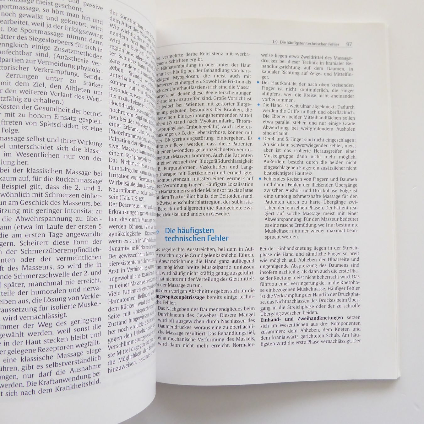 Libri: Technik der Massage - Thieme – Usato da Basel venduto da Kunterbunt12 3