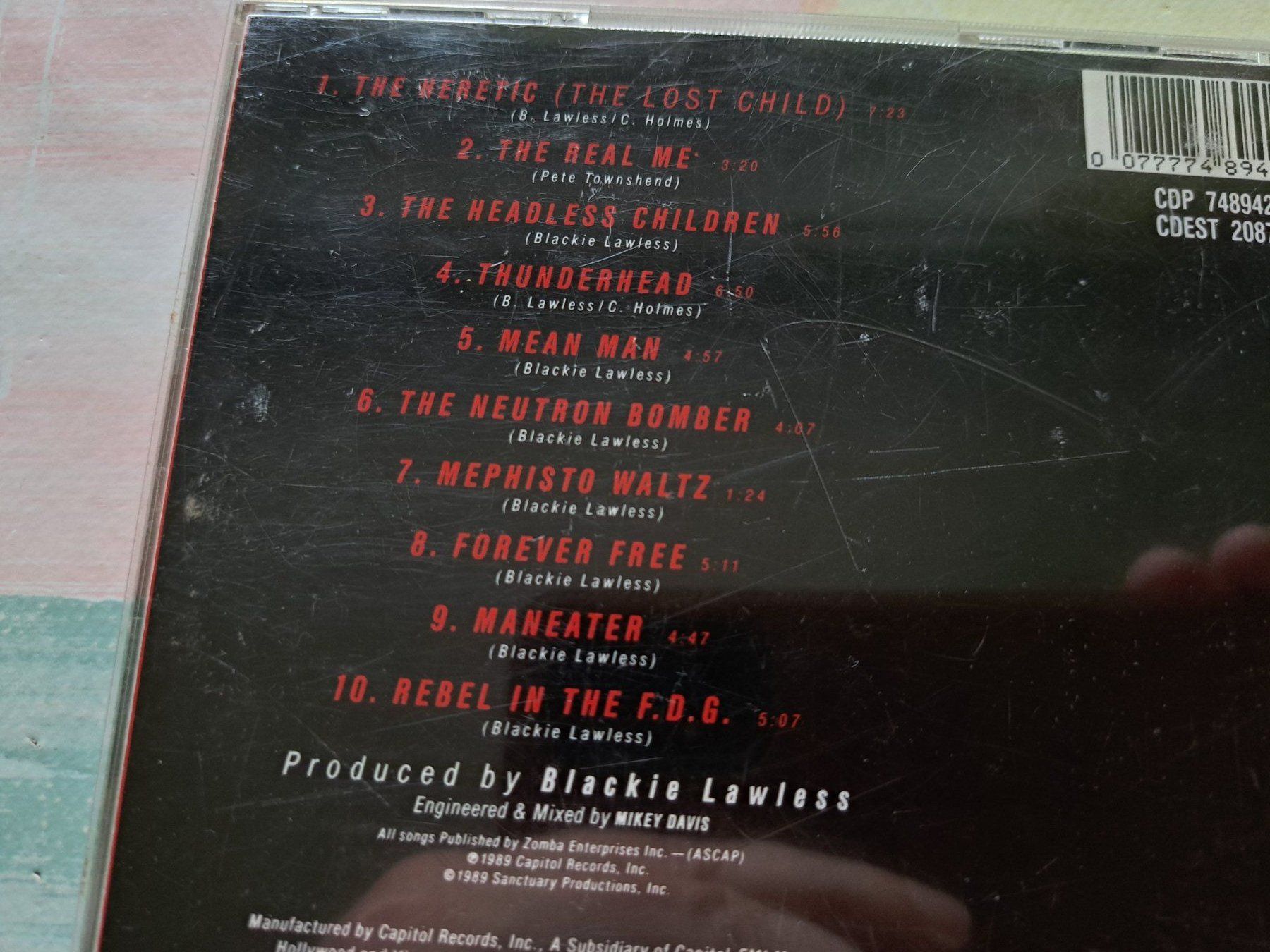 CD: CD WASP - The headless children – Usato da Pully venduto da bro_n52j 2