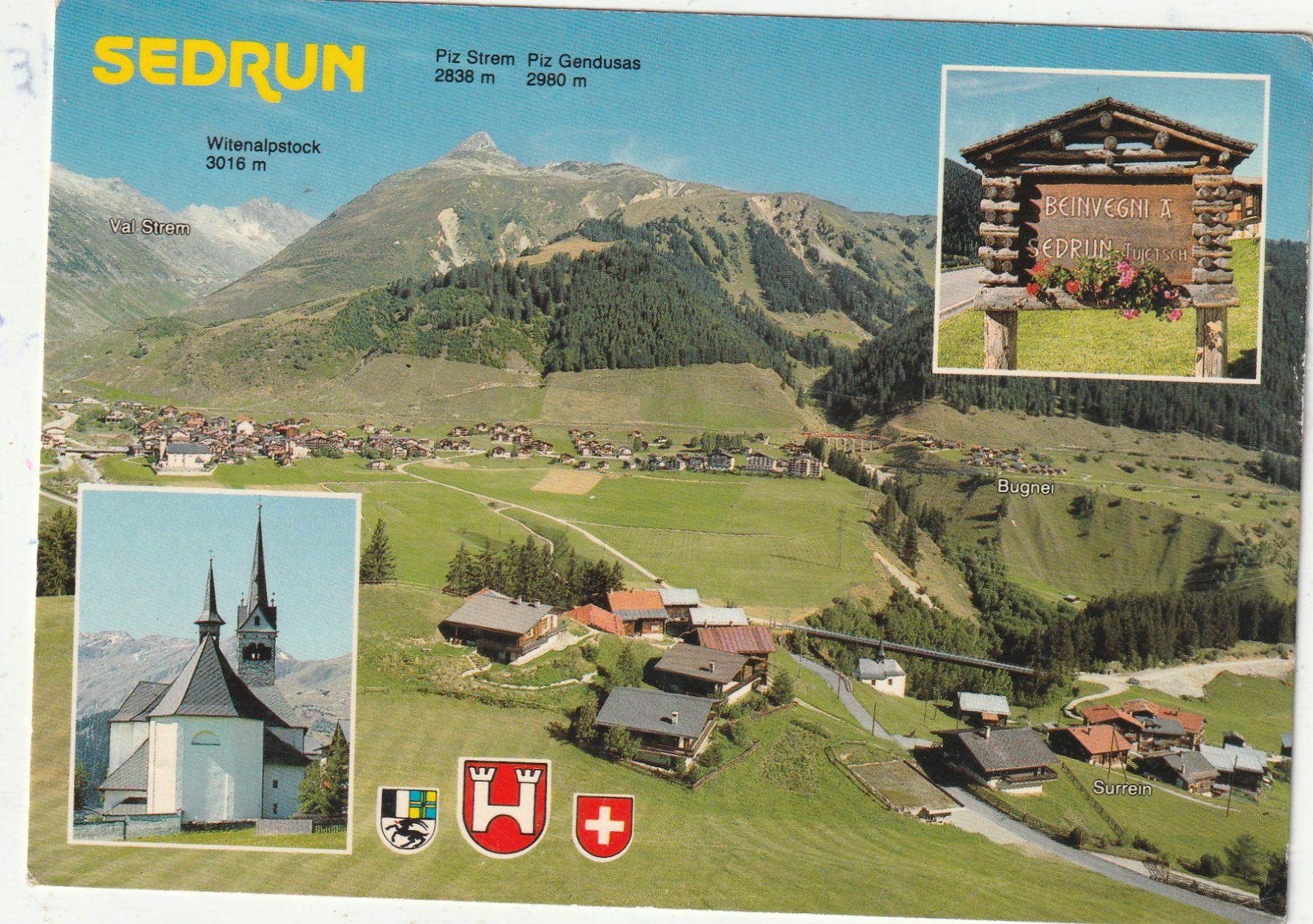 Ansichtskarten: Sedrun – Gebraucht aus Lumbrein von made02