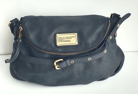 Marc By Marc Jacobs Natasha Schwarz Medium Leder