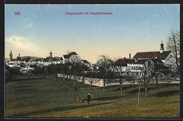 Wil /SG, Hauptansicht mit Kapuzinerklost