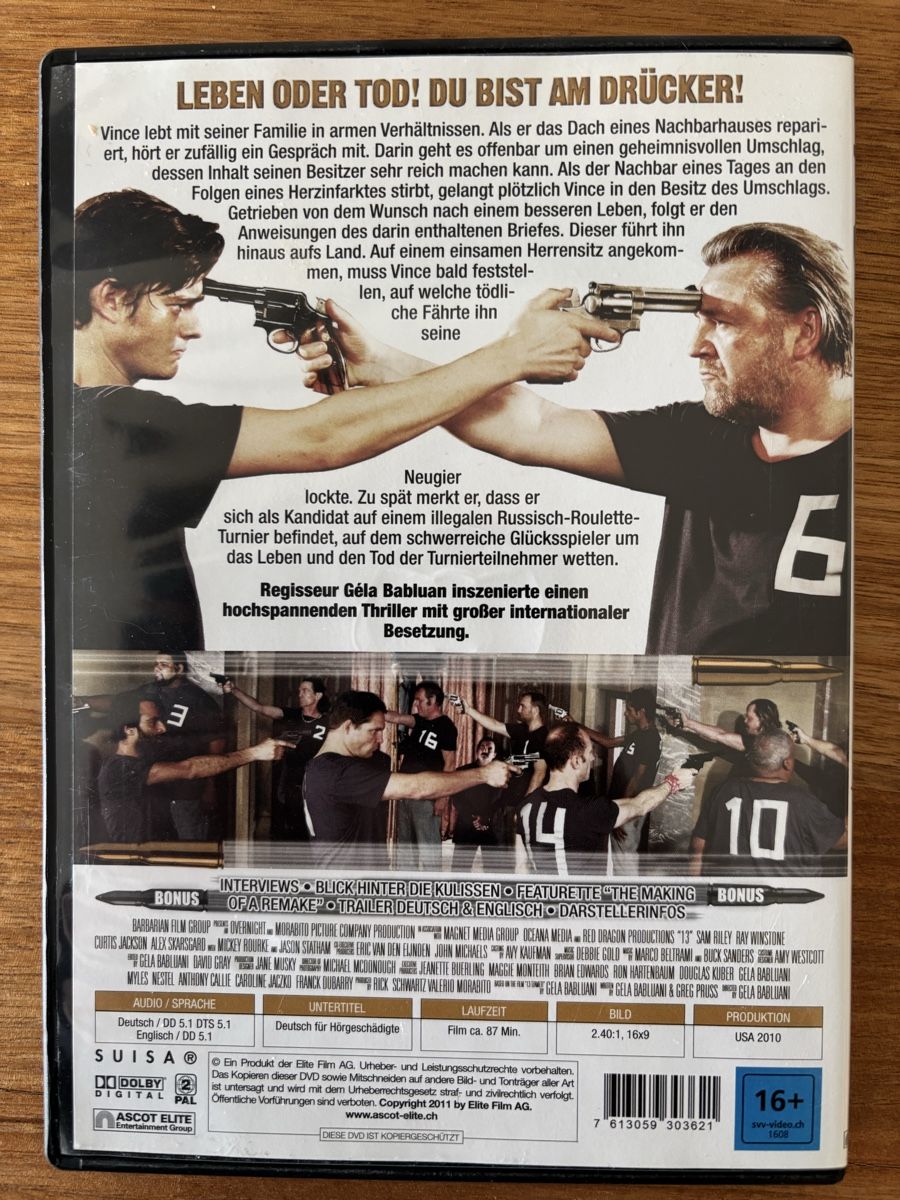 Tutti i DVDs: DVD 13 Thirteen – Usato da Belp venduto da brb66 1