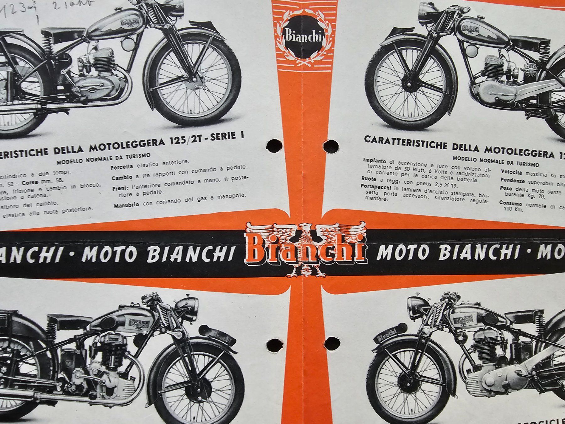 Documenti: Moto Bianchi Prospekt – Usato da Stein AG venduto da Zantico 1