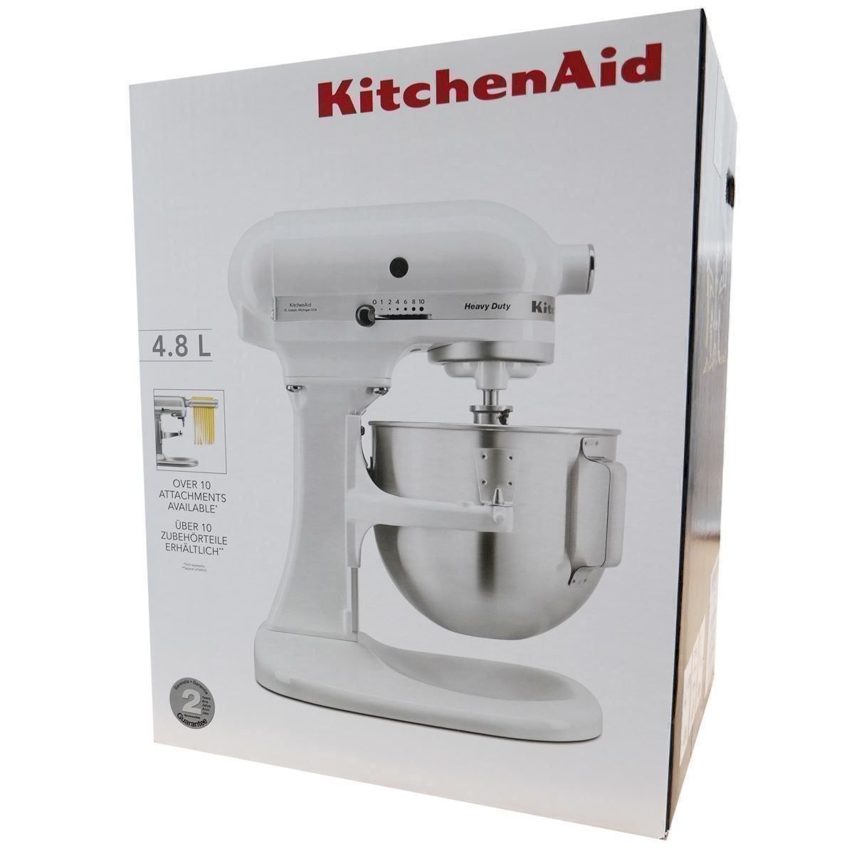 Elettrodomestici da cucina: KitchenAid 5KPM5EWH Heavy Duty – Nuovo e nell'imballaggio originale da Bottighofen venduto da zaap 4