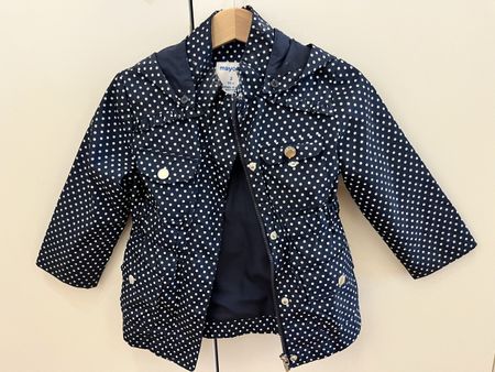 Mayoral Jacke gepunktet dunkelblau Grösse 92 cm neuwertig