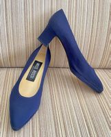 Designerschuhe Miss Rossi Vintage Pumps Blau 38.5 NEU