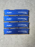 RAM DDR3 HyperX Fury 4x8Go 1600MHz