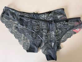 HUNKEMÖLLER, Slip MEGHAN, Grösse 2XL, 2 Stück, Farbe Grau