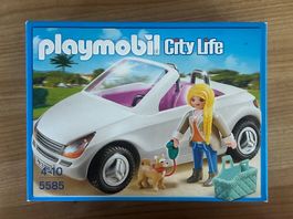Playmobil City Life 5585 Frau mit Cabriolet und Hund