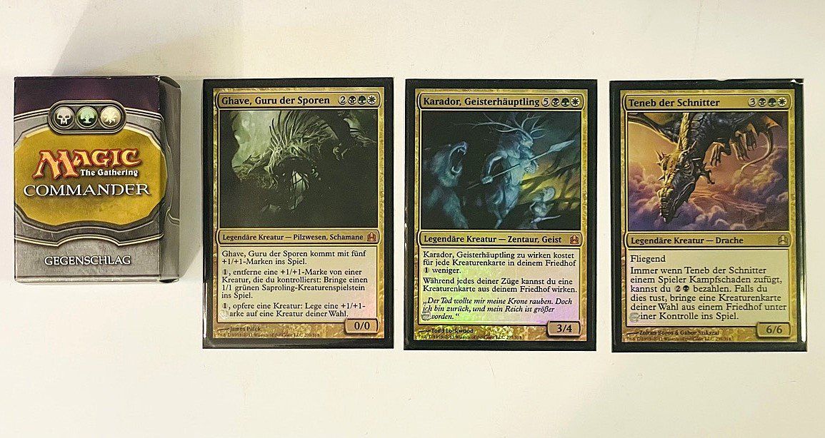 Magic The Gathering Sammelbilder & Trading cards: Magic The Gathering Commander Deck 2011 Gegenschlag – Gebraucht aus Duggingen von nad_6yzh