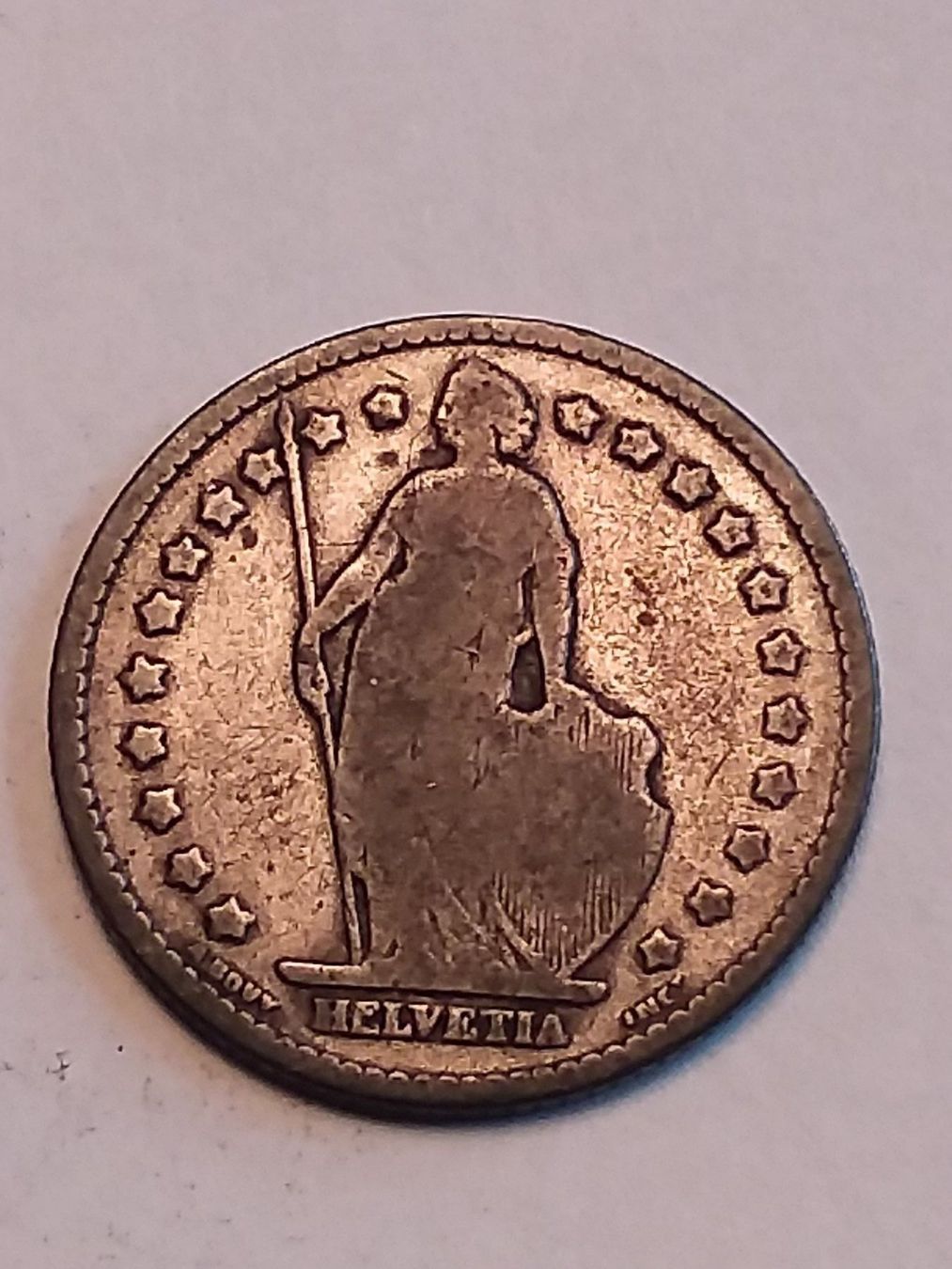 Alle Münzen: 1 Franken Silbermünze Jg.1894 – Gebraucht aus Schwyz von Trofana 1