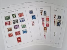 Deutsches Reich Briefmarken 1941 POSTFRISCH & KOMPLETT