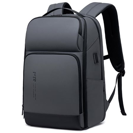 Laptop Rucksack USB 17 Zoll erweiterbar mit Seitenfächern