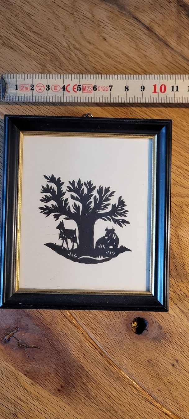 Grafiken & Lithographien: Scherenschnitt – Gebraucht aus Escholzmatt von anitadreyer