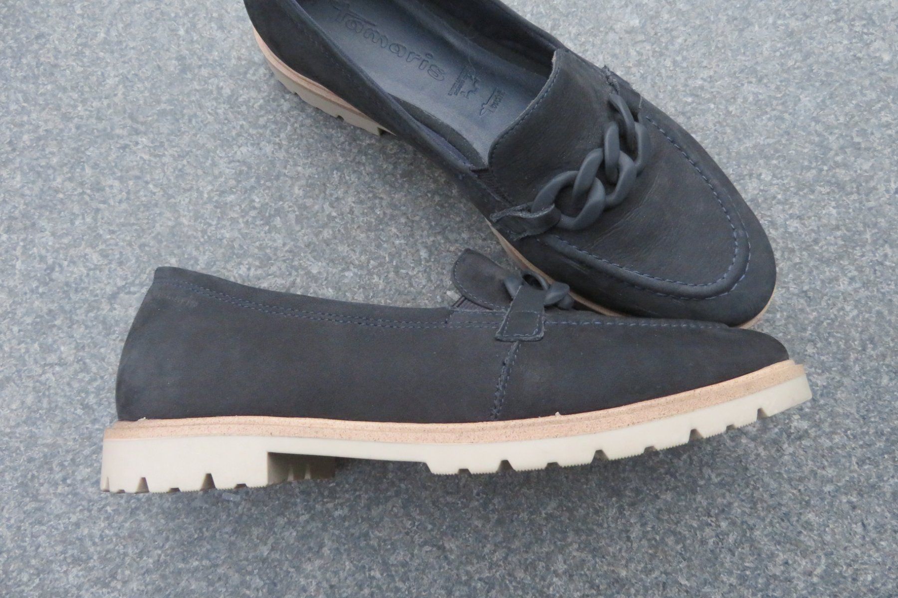 Tamaris Scarpe da donna: Tamaris Echtleder-Mokassins Grösse 38 – Nuovo (secondo la descrizione) da Wil ZH venduto da Tamagy 1