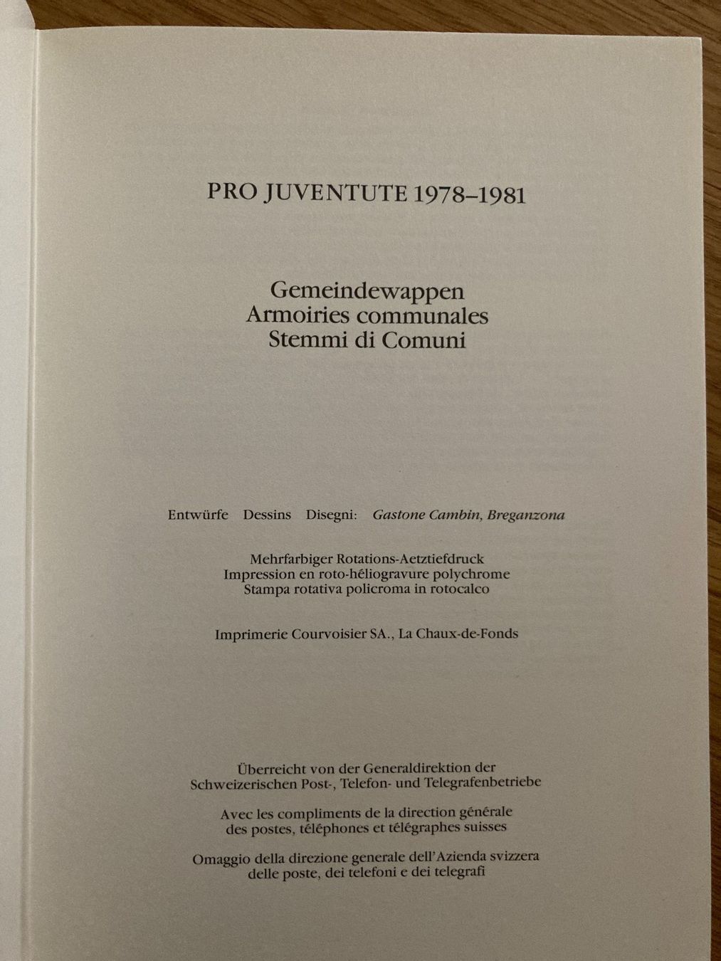 Tutti i francobolli: Gemeindewappen Pro Juventute 1978 - 1981 – Nuovo e nell'imballaggio originale da Winterthur venduto da Quilterin 1