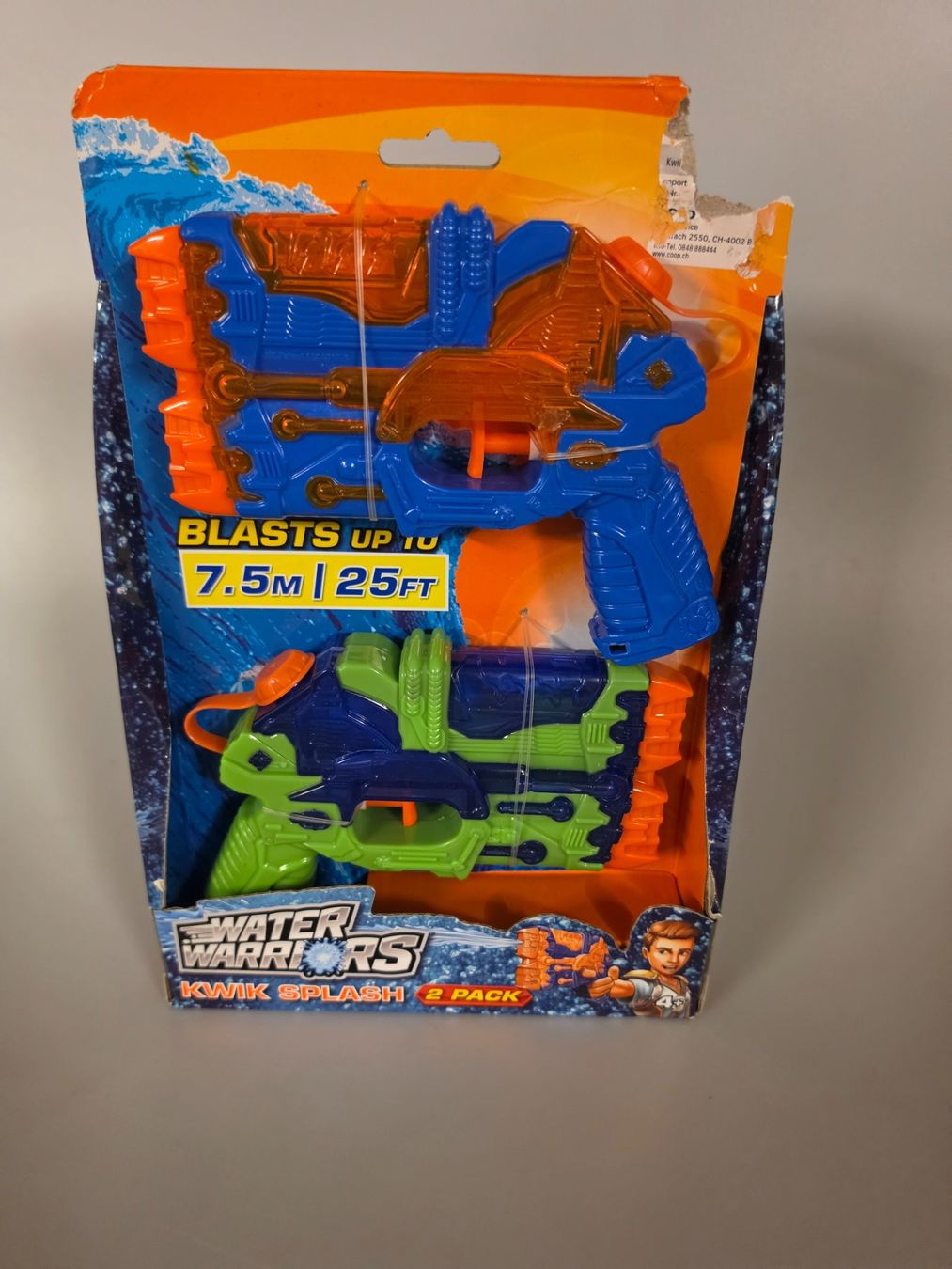 Spielzeuge: Wasserpistole Water Warroirs 2 Pack – Neu (gemäss Beschreibung) aus Oberuzwil von aseinkaufswelt