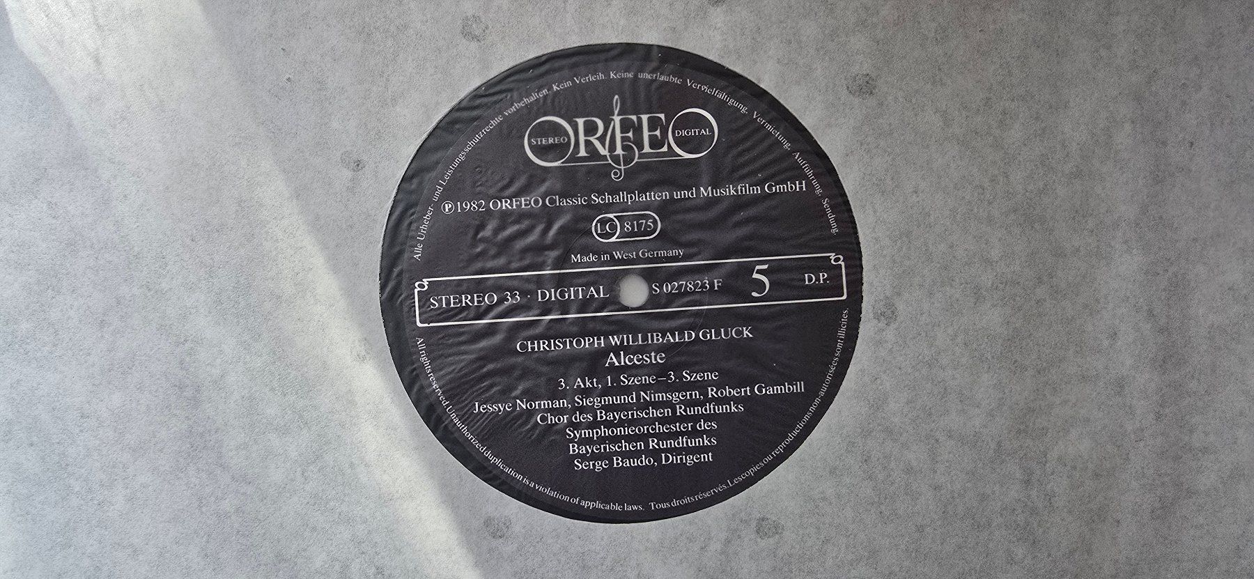 Dischi in vinile: GLUCK : Alceste - Jessye Norman / DMM Orfeo – Usato da La Tour de Peilz venduto da Helvetica-Raw 5