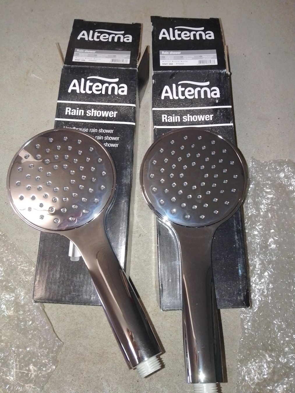 Alterna Duschbrausen: Alterna Regendusche Chrom, Modell 6541.344, Neu – Neu und originalverpackt aus Kesswil von mie_g89p