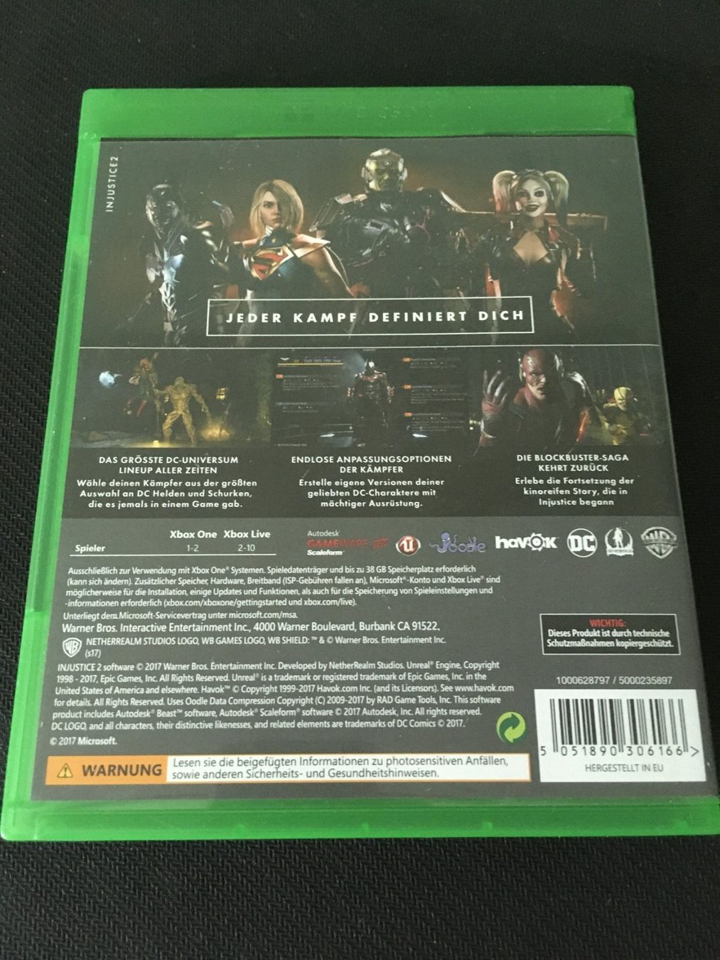 Microsoft Giochi: Injustice 2 für Xbox One – Usato da St.Gallen venduto da sjosjo 1