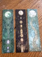 3x Lesezeichen-Buchzeichen-Spiritualität-Mystic-Kraft-Symbol