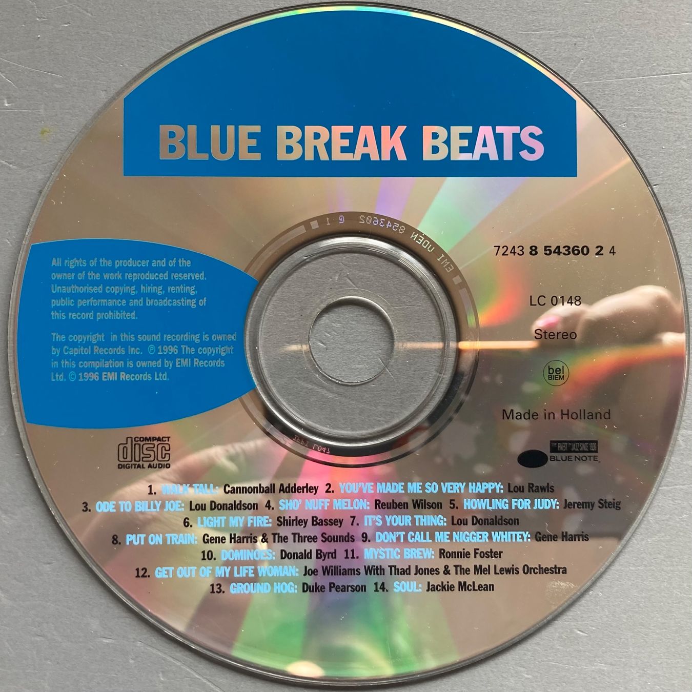 CDs: BLUE BREAK BEATS VOLUME THREE – Gebraucht aus Poliez-Pittet von Newtown-Records 2