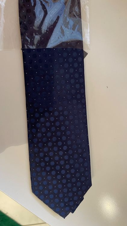 Cravatta di seta vintage EIGON VON FURSTENBERG Milano Tie soft silk Italy
