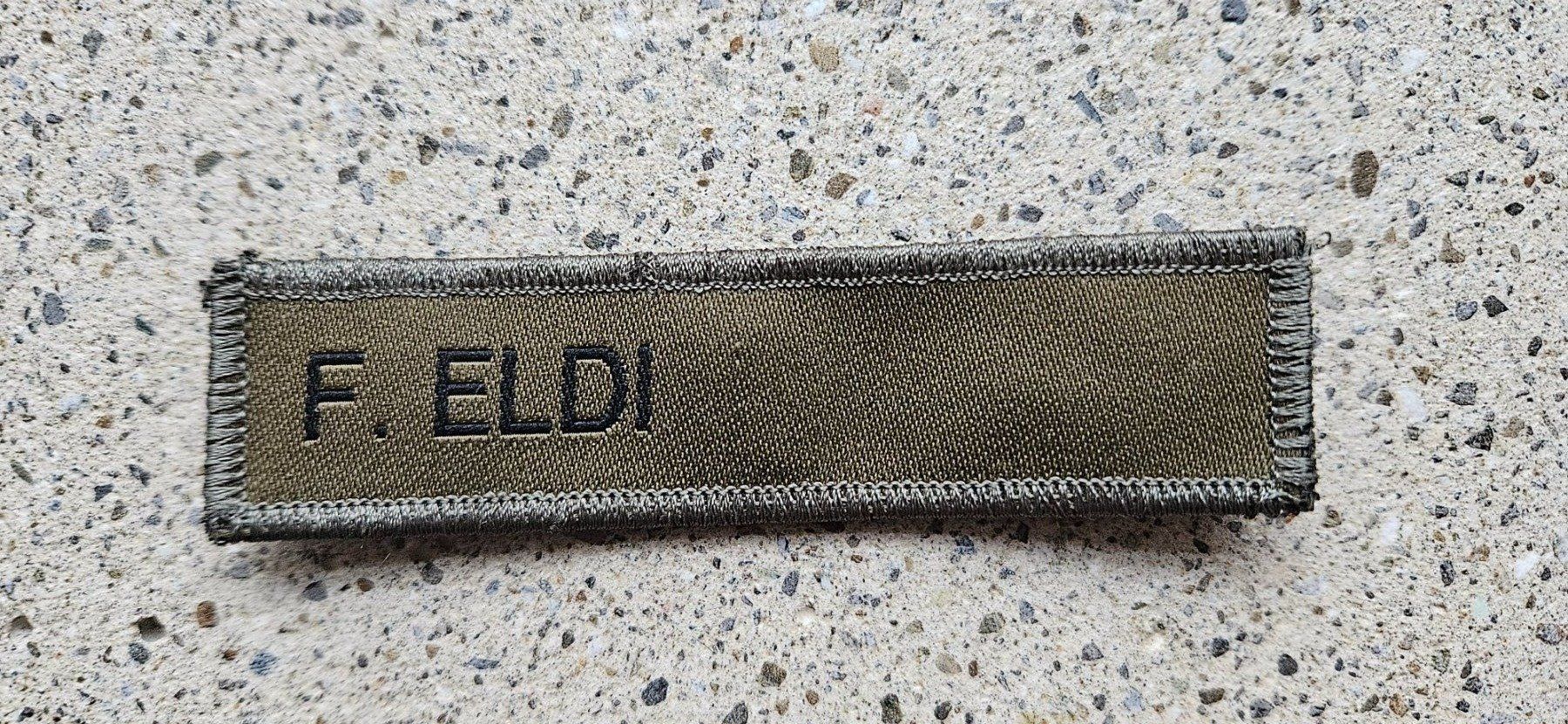 Schweizer Armee Placchette & Badge: ***  Spass Namenschild mit klett *** – Usato da Riedholz venduto da fr_sIruP