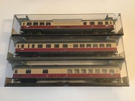 ROWA HO Modellbahn Waggons, 3 Stück, -