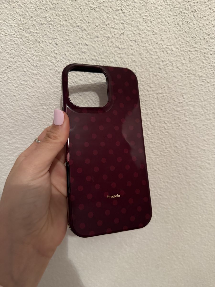 Apple Cover & Protezioni schermo: Frágola iPhone 16 pro max Hülle mit Punkte Muster – Nuovo (secondo la descrizione) da Luzern venduto da Lorena.haj