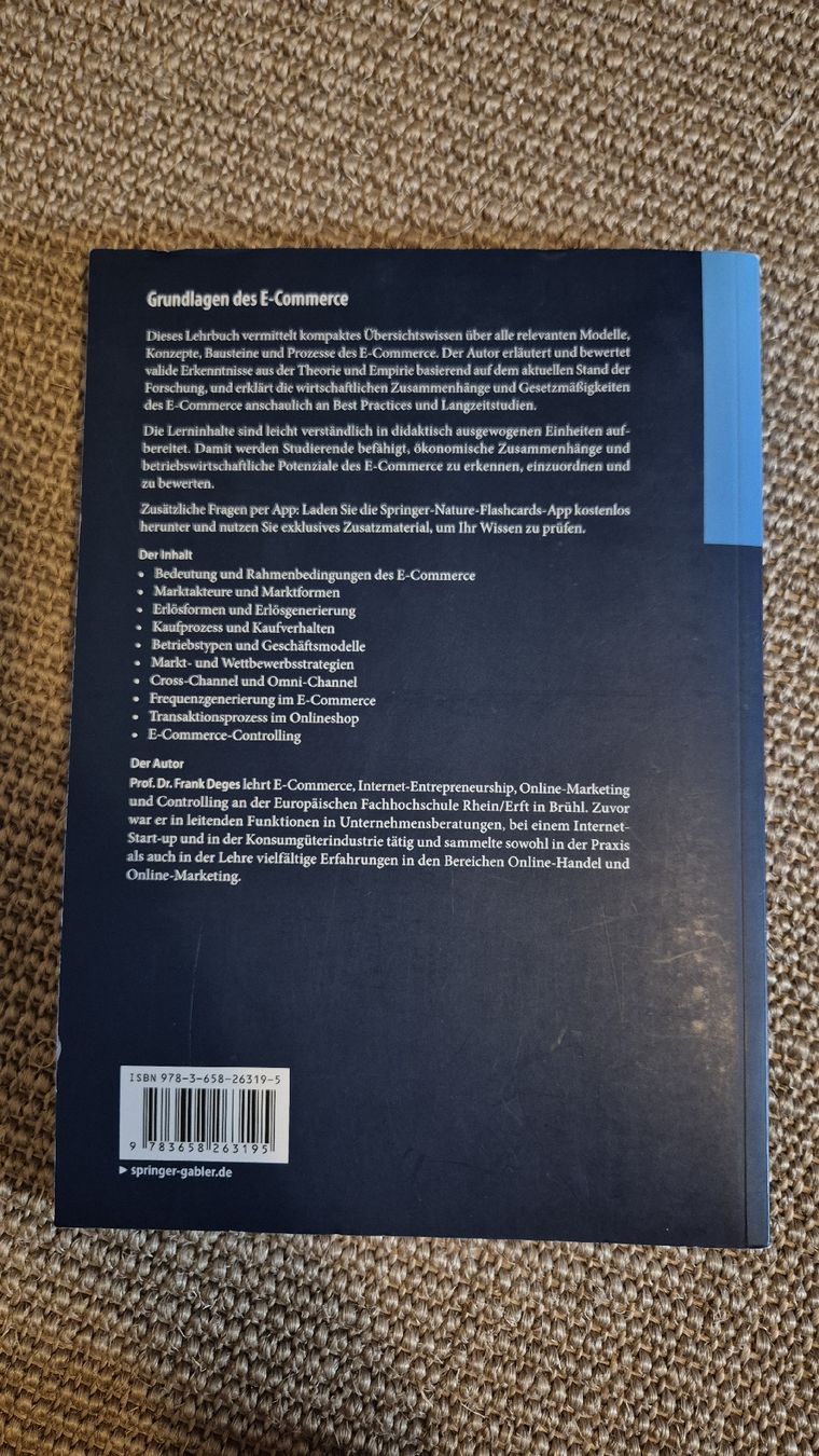 Libri: Grundlagen E-Commerce – Usato da St. Gallen venduto da justmeeee 1