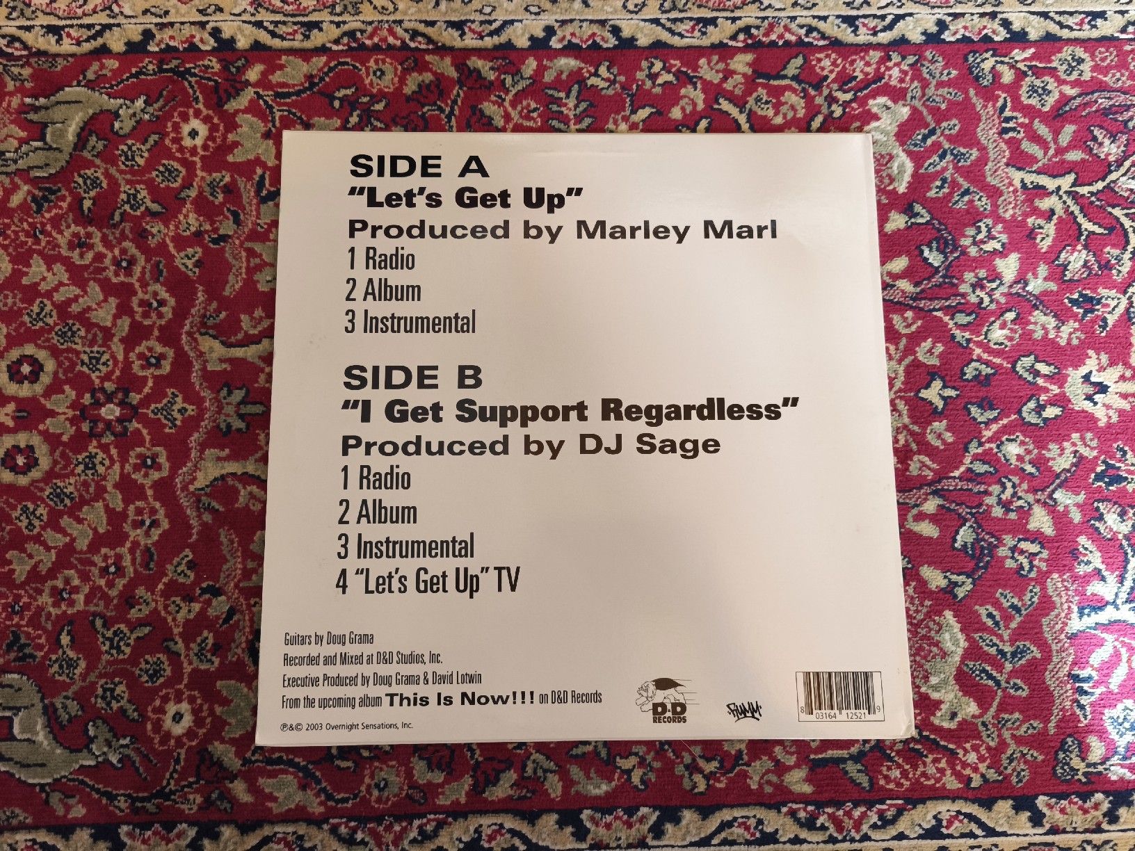 Dischi in vinile: Craig G & Marley Marl - Lets Get Up – Usato da Kandersteg venduto da digginblackpearlz 1