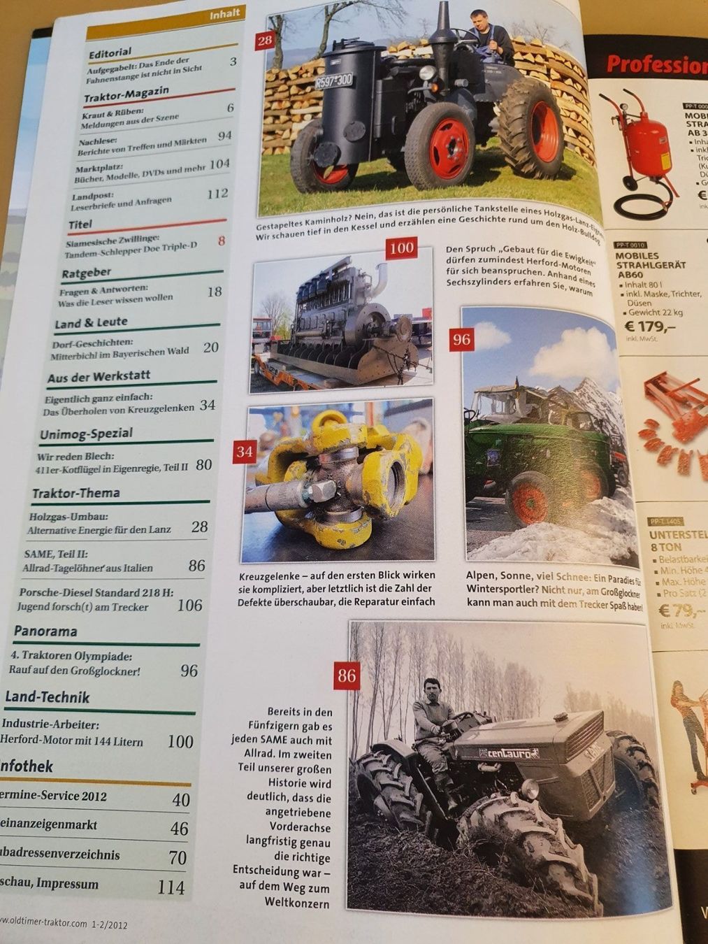 Same Tracteurs: Traktor Oldtimer 1/2/12 Ford Doe Trippel D Same Porsche xa – D'occasion à Flawil par sr1_f6st 1