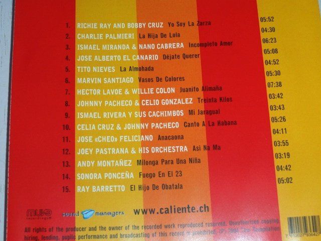 CD: 2CD's + double CD - Ray Barretto, Raul Ramirez,Cesar Pedroso – Usato da Unterbäch venduto da hiliq 4