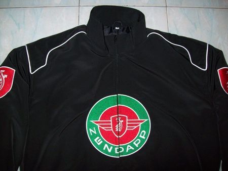 NEU Zündapp gr. Logo Fan Jacke schwarz alle Größen / Modelle